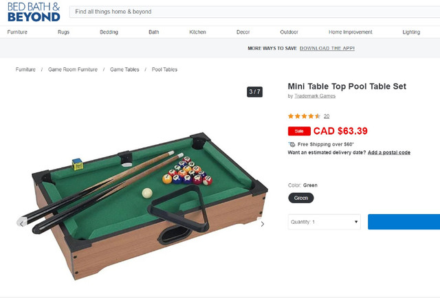Mini Table Top Billiard Set - photo 3