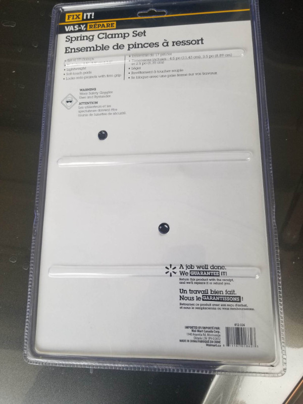 Spring Clamp Set (17 pcs). 4.5", 3.5", 2.5" - photo 2