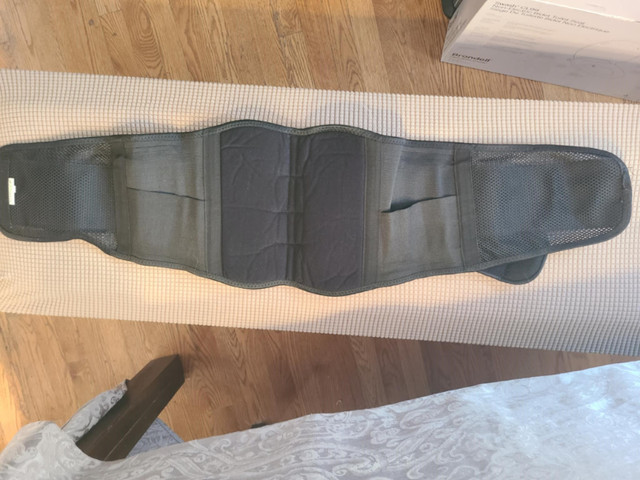 Lumbar Brace/Lower Back Belt, Black, Size M