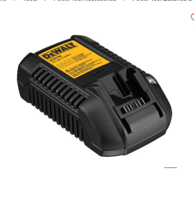 DEWALT | DCB100 12-Volt Max Fast Charger