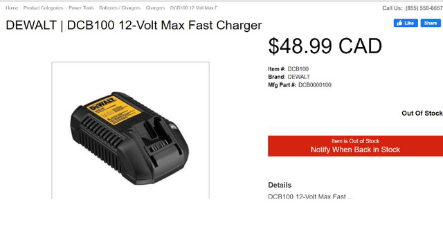 DEWALT | DCB100 12-Volt Max Fast Charger - photo 3