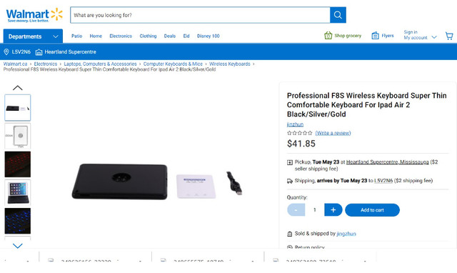 Wireless Keyboard for iPad Air/Air2/Pro 9.7 - photo 5