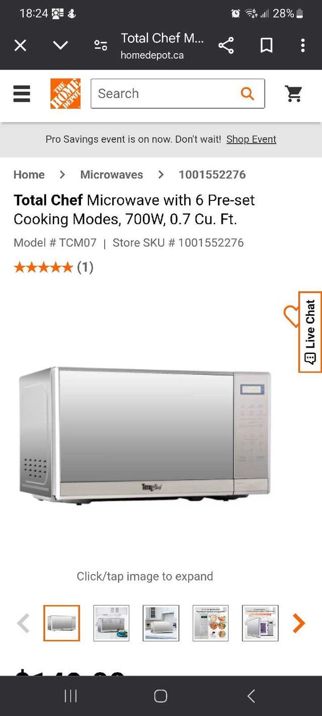 Microwave 0.7 cu ft Countertop - photo 4