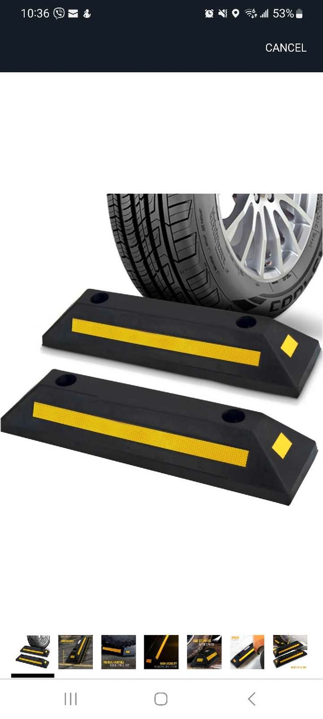 Parking Blocks Tire Stoppers