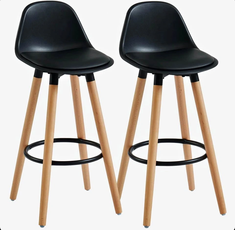 Modern Bar Stools – Set of 2 (Like New)