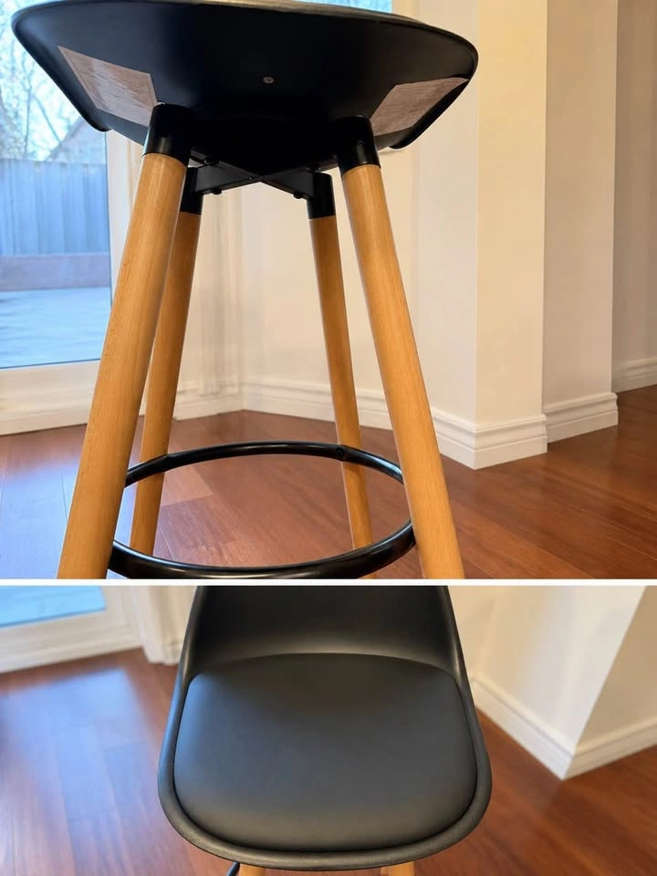 Modern Bar Stools – Set of 2 (Like New) - photo 4