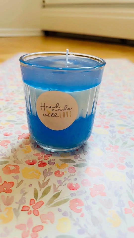 Ocean scented candle Handmade