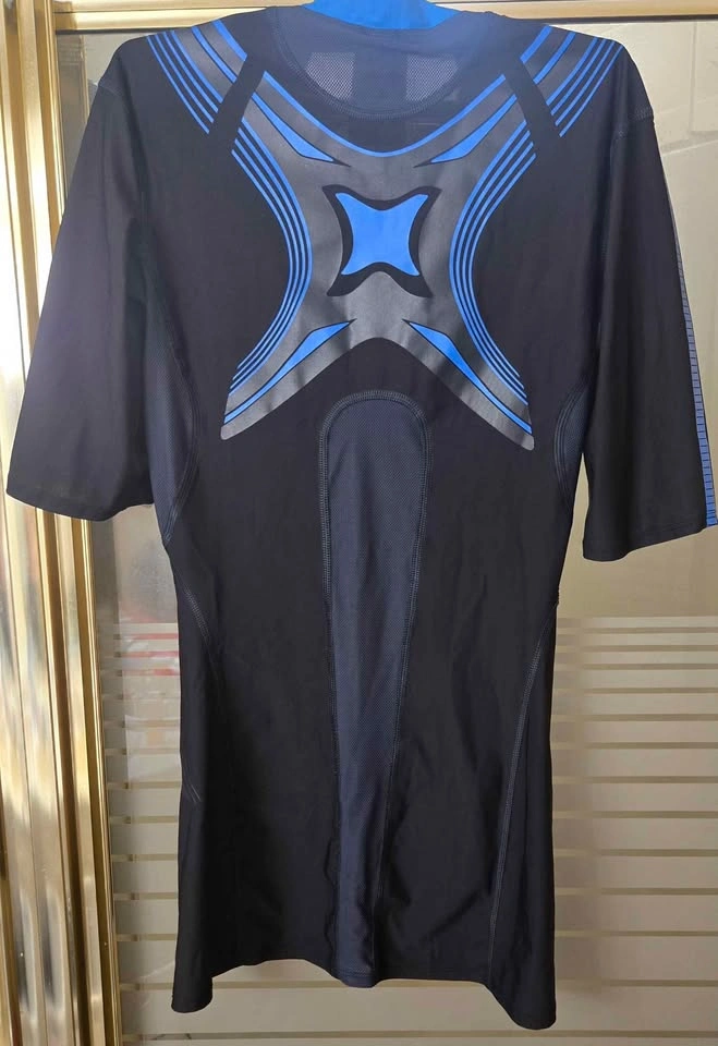 Adidas Mens Small Techfit PowerWeb Compression 3/4 Sleeve Tee - photo 2