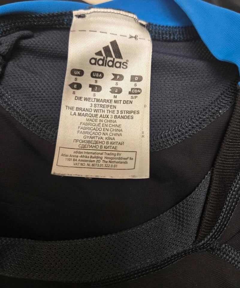 Adidas Mens Small Techfit PowerWeb Compression 3/4 Sleeve Tee - photo 3