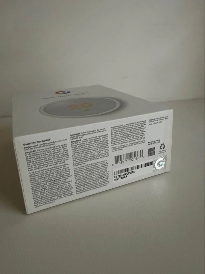 Google Nest Thermostat E – Brand New - photo 5