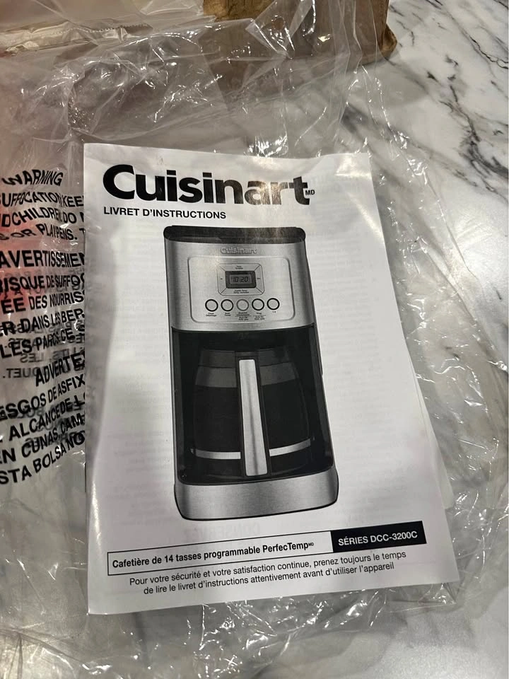 Brand New Cuisinart Coffee Maker – Unused
