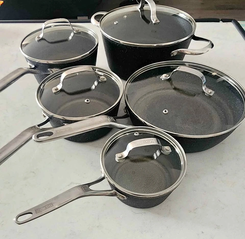 Heritage The Rock Nonstick Cookware Set – 10 Pc