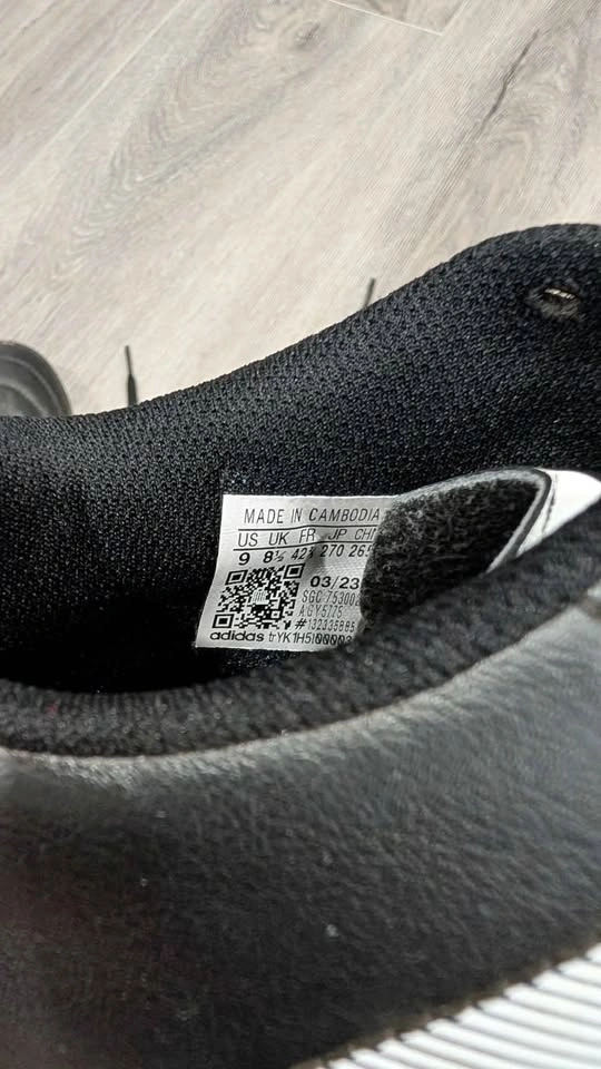 Adidas Black Soccer Cleats Size 9 - photo 3