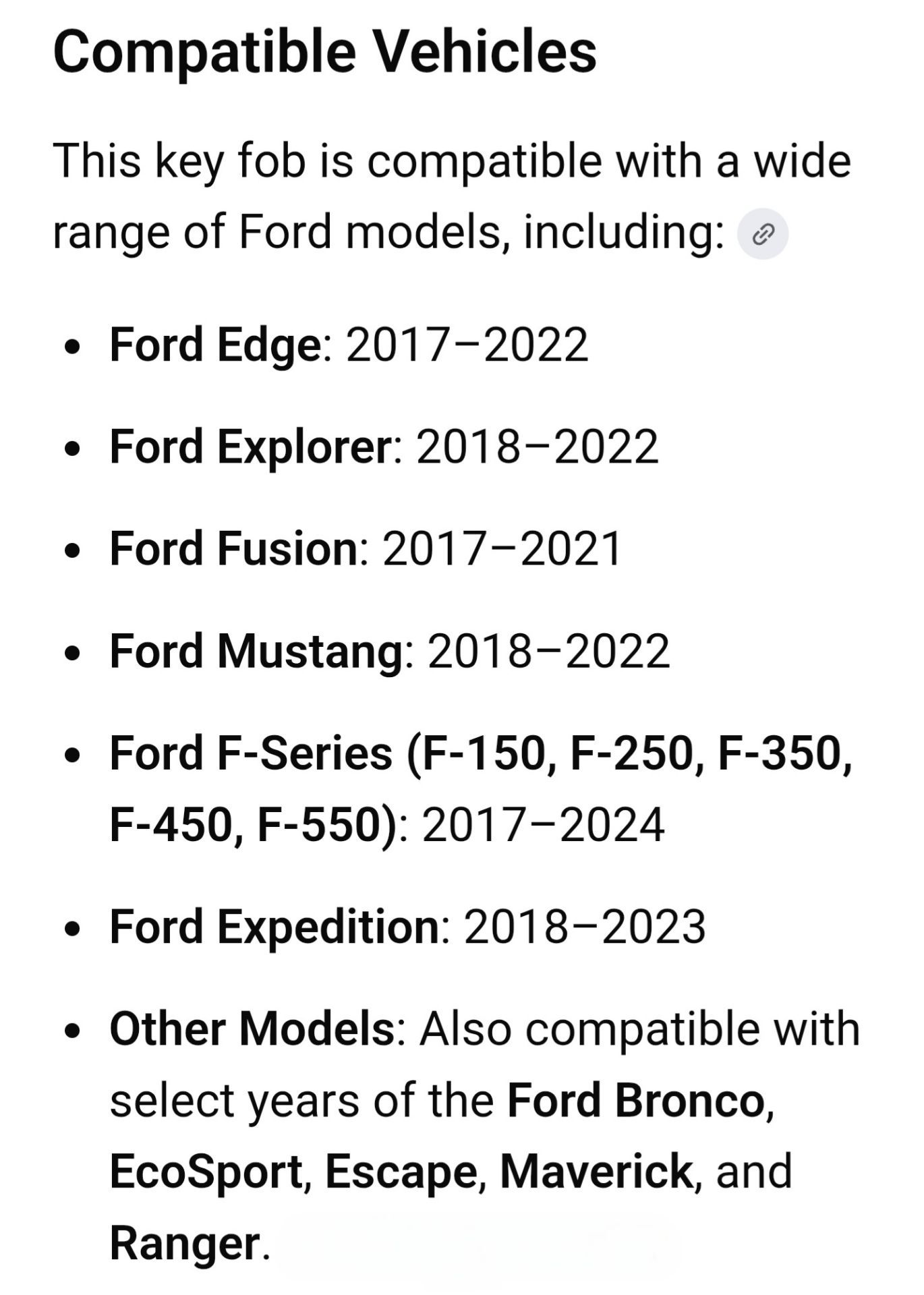 🔑 FORD SMART KEY REMOTE — Chicago Area Meet‑Ups - photo 3