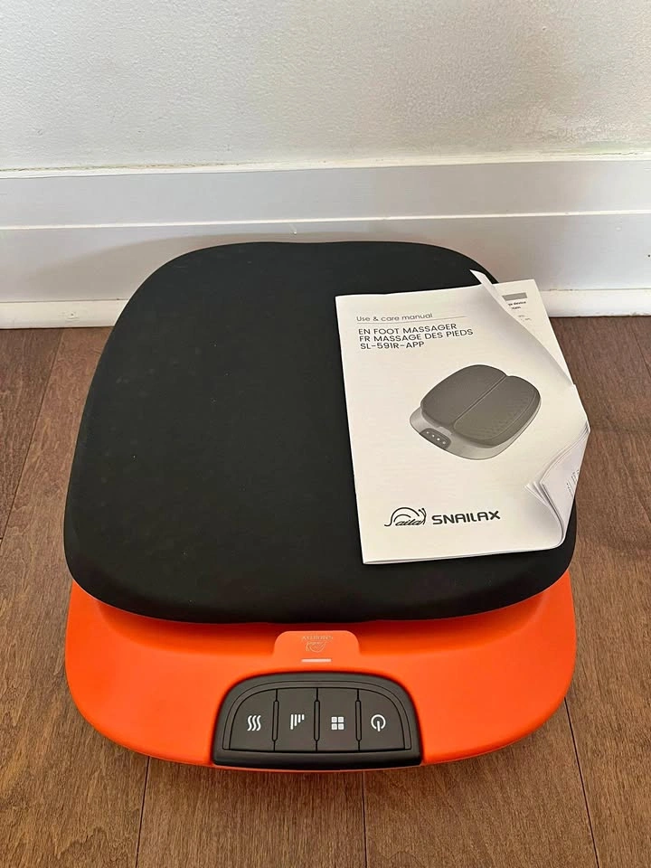 Snailax Vibration Foot Massager with Heat, Remote Control NEW