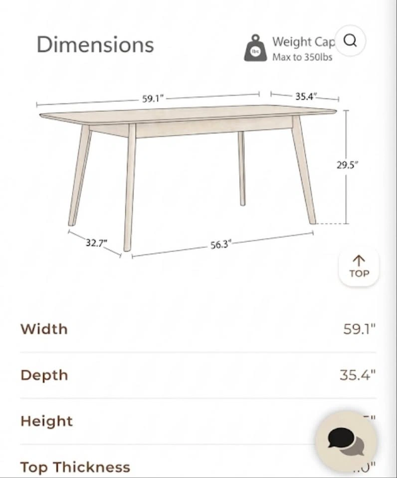 Mid Century Modern Table - Pickup Only - photo 4
