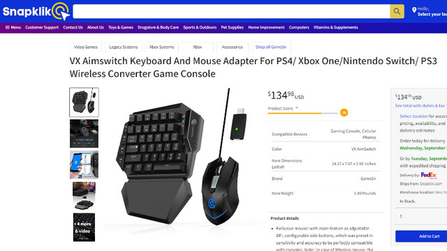 Aimswitch Keyboard and Mouse Adapter - photo 4