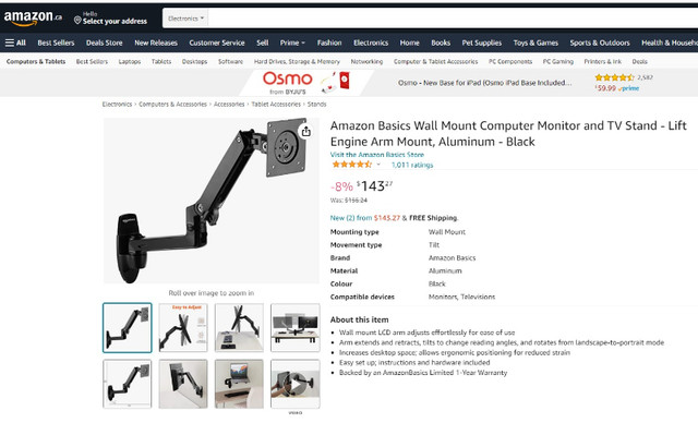 TV/ Computer Monitor Wall Mount - photo 2