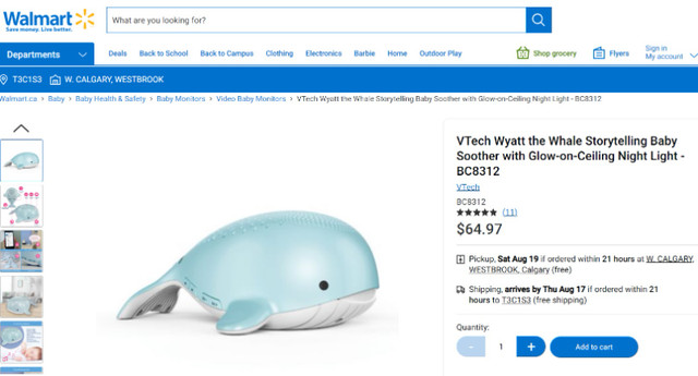 VTech Wyatt the Whale Baby Soother - photo 3