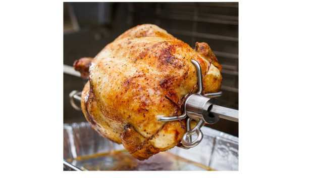 BBQ Rotisserie Kit with Extra Accessories
