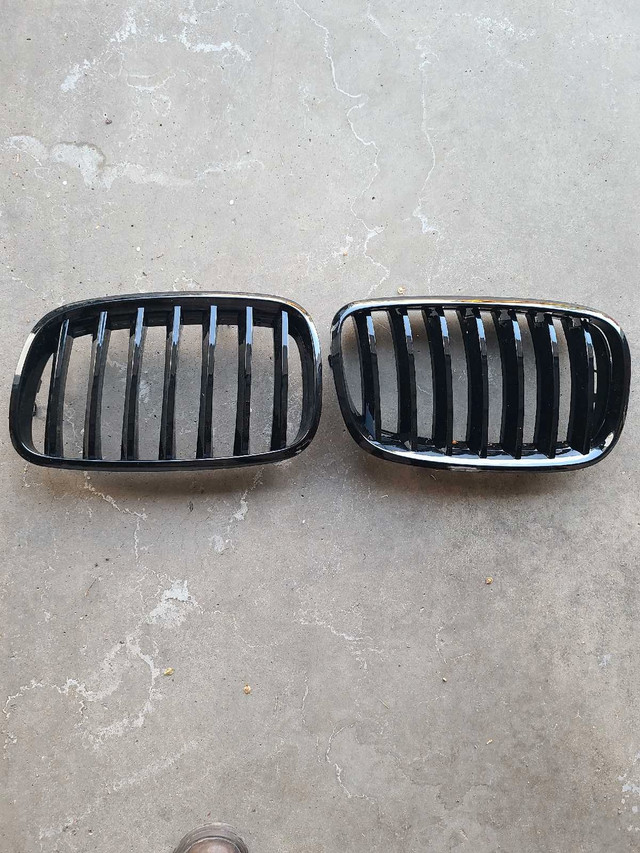 BMW X5 Gloss Black Kidney Grilles