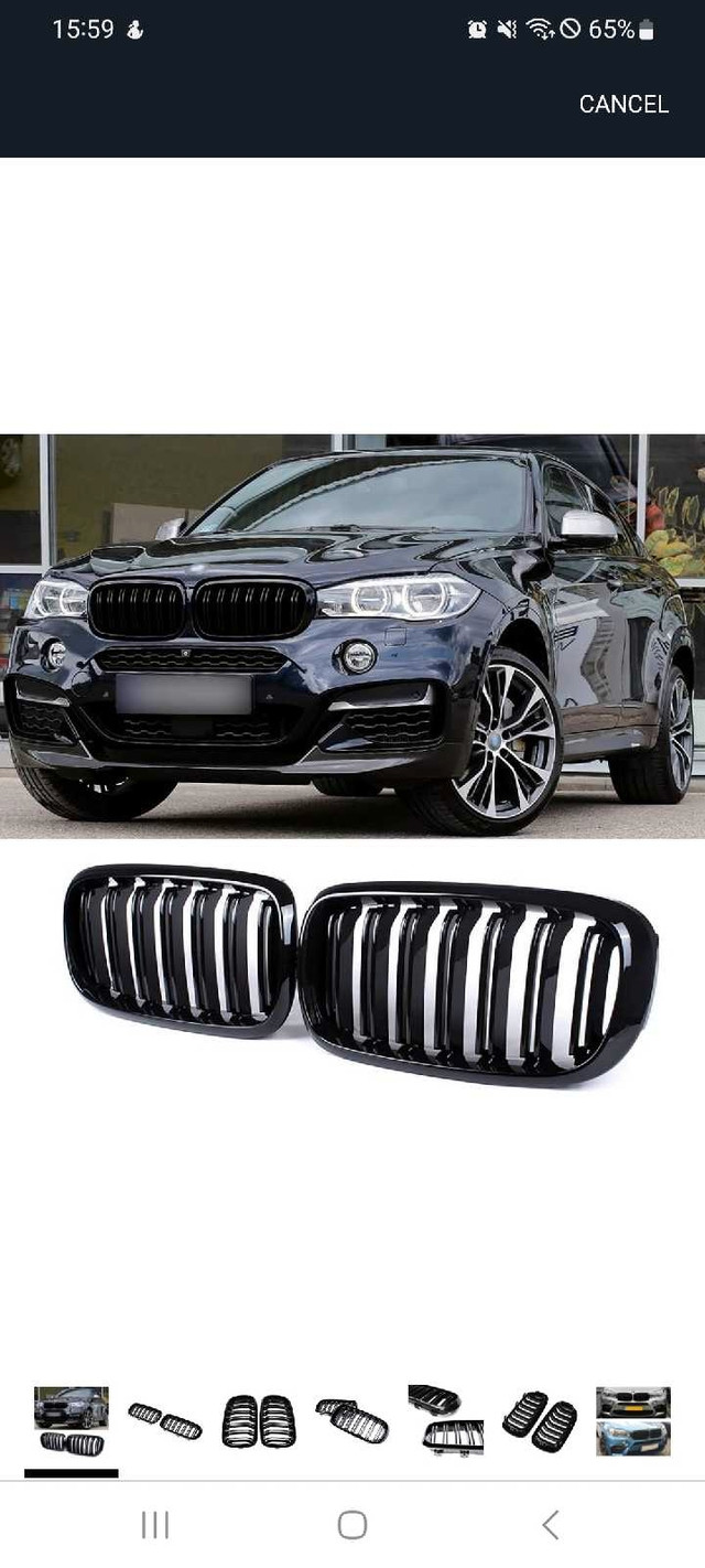 BMW X5 Gloss Black Kidney Grilles - photo 2