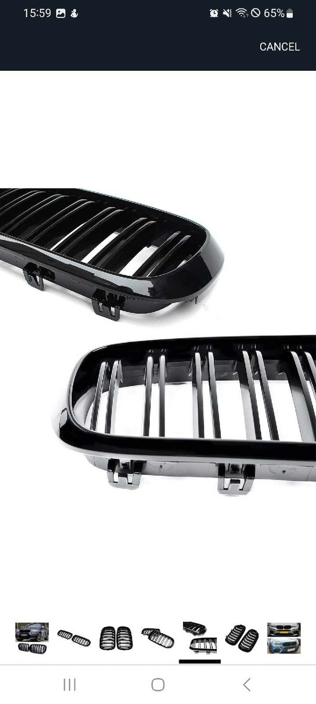 BMW X5 Gloss Black Kidney Grilles - photo 3
