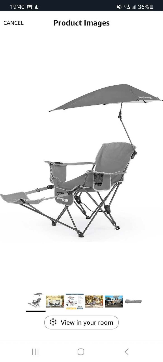 Sport Brella Recliner Chair