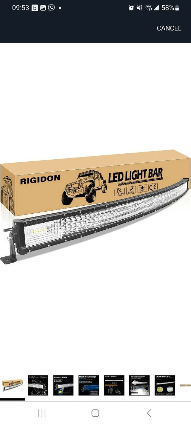 RIGIDON 52 Inch LED Light Bar
