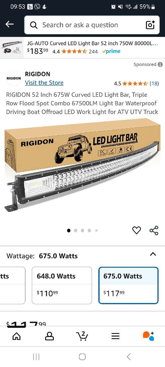 RIGIDON 52 Inch LED Light Bar - photo 5