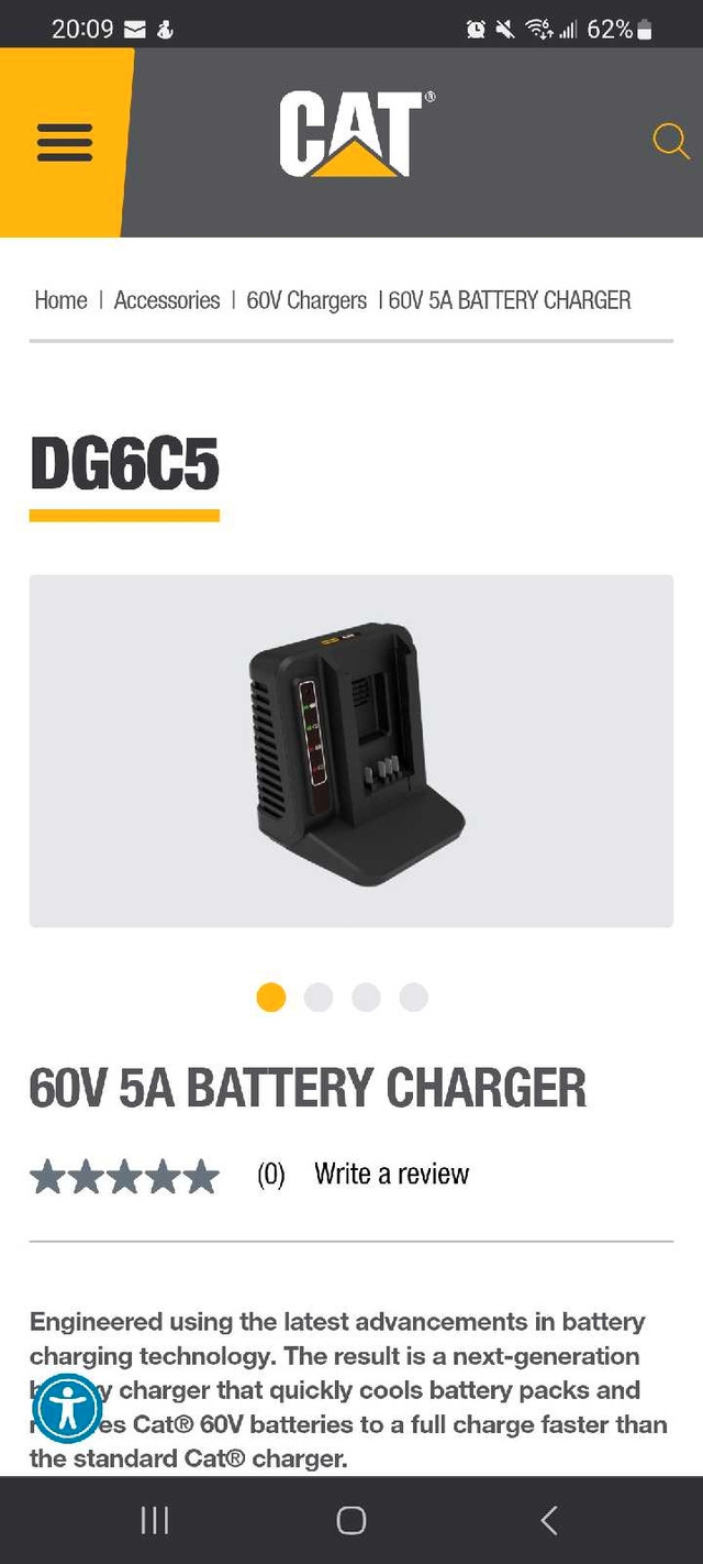 CAT 60V Battery Charger - photo 4