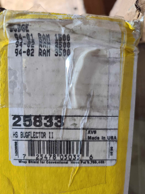 Dodge RAM Hood Bugflector 94-02 - photo 2