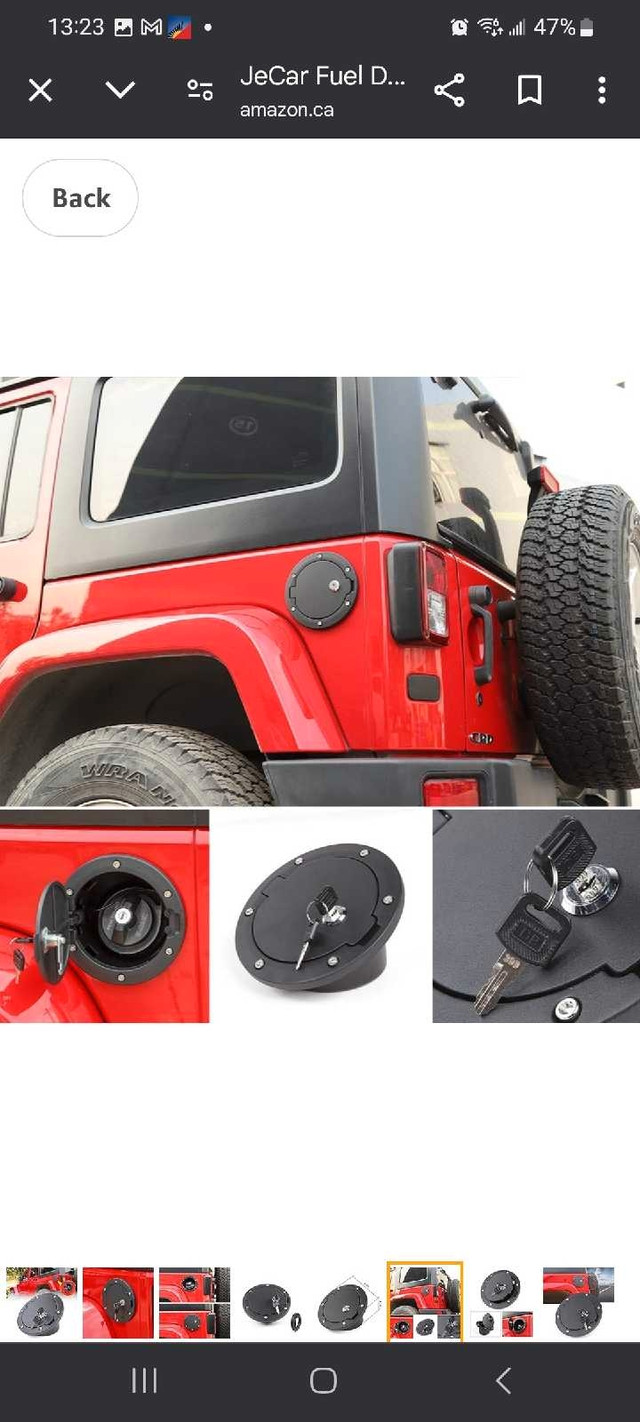Jeep Locking Gas Cap 2007 to 2018 - photo 3