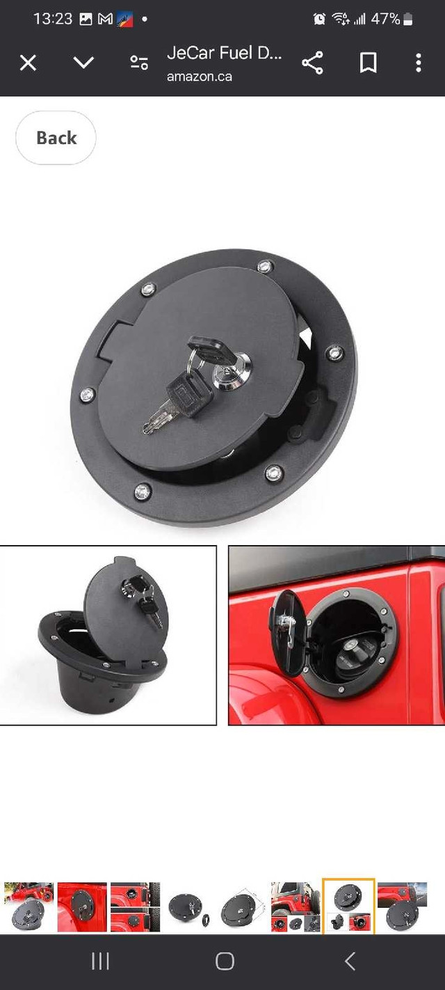 Jeep Locking Gas Cap 2007 to 2018 - photo 4