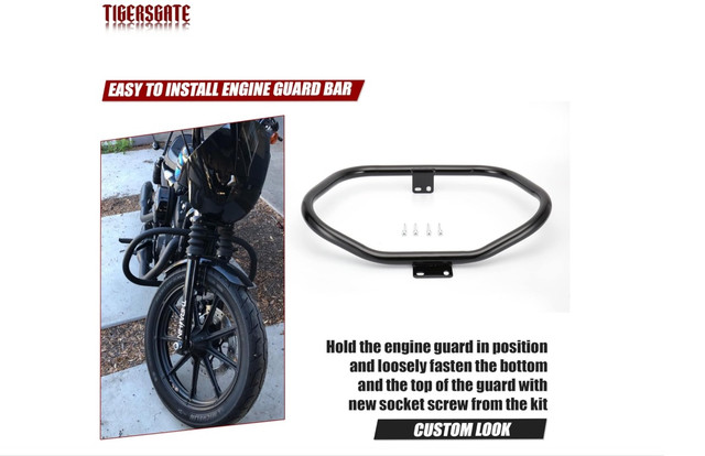 Sportster Motorcycle Engine Guard Crash Bar - photo 3