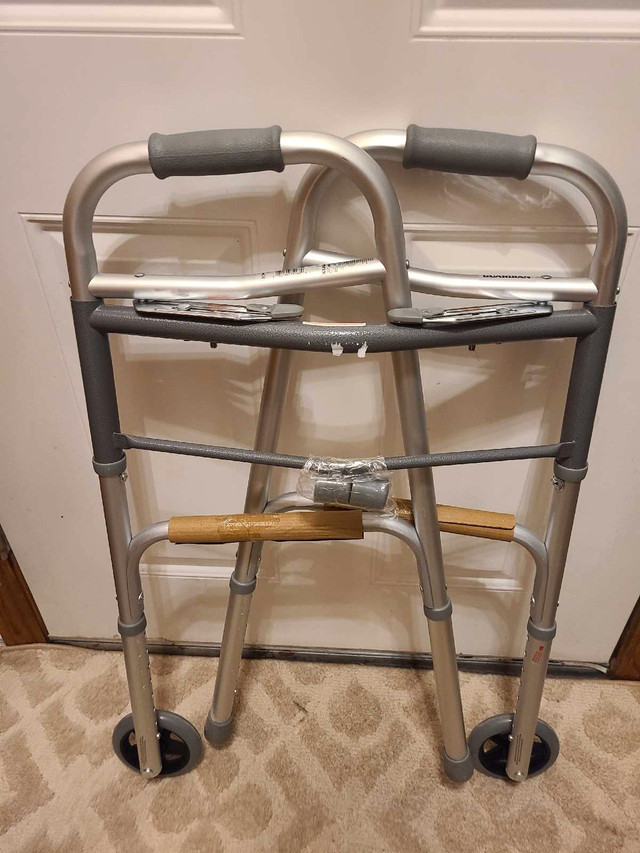 Guardian Folding Walker with Wheel model MDS86410W54