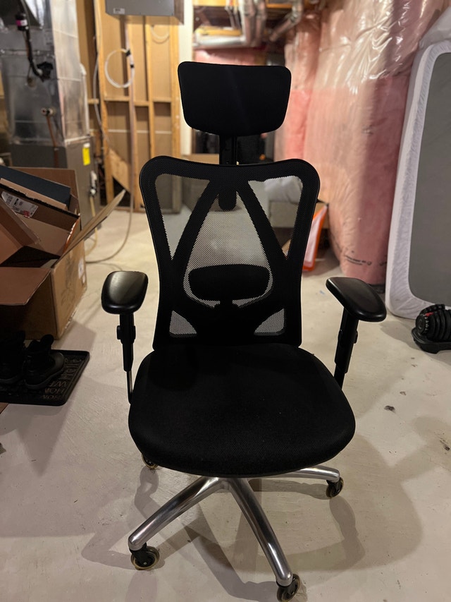 Duramont Ergonomic Mesh Office Chair with Rollerblade Wheels & 4