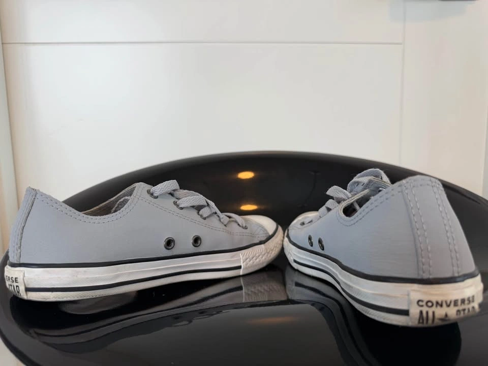 Grey Converse Lows - Women's Size 6 - photo 3