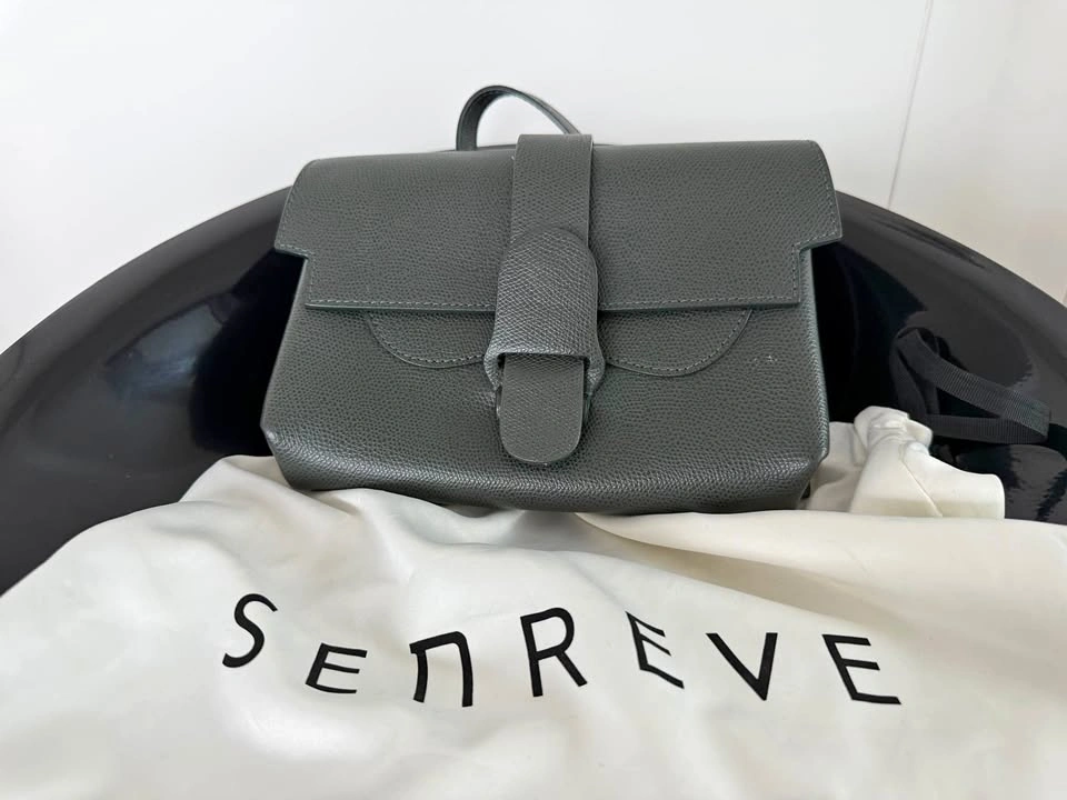 Senreve Aria Belt Bag - Forest Green/Gold Hardware
