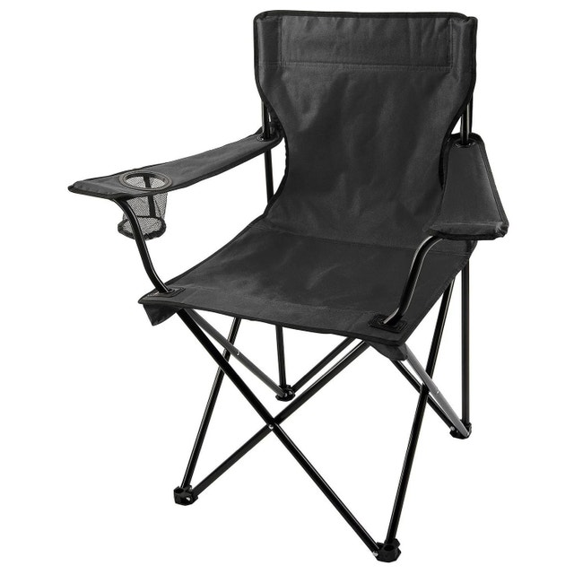 Brand New Deluxe Arm Camping Chairs (Set of 2)