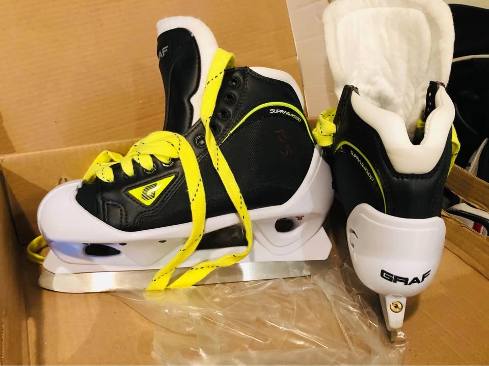 Graf Supra G4500 Goalie Skates Size 6R Brand New