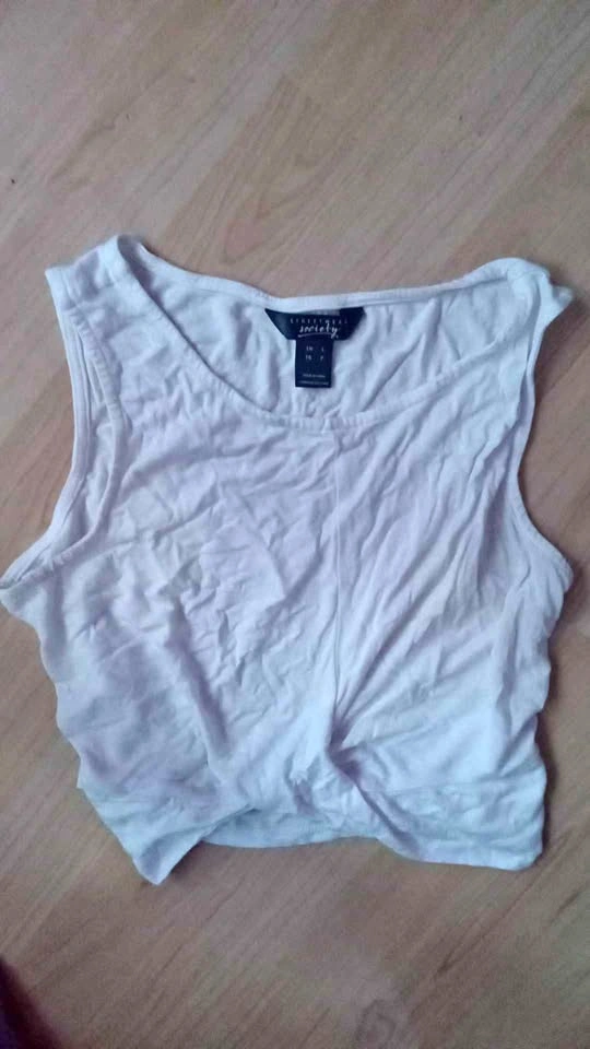 Streetwear Society White Crop Tank Top