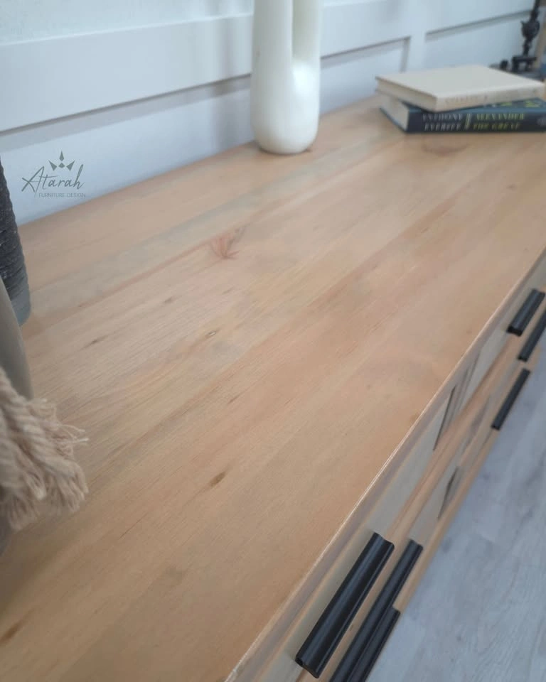 Solid Wood Dresser • Professionally Refinished • Natural Wood Fi - photo 3