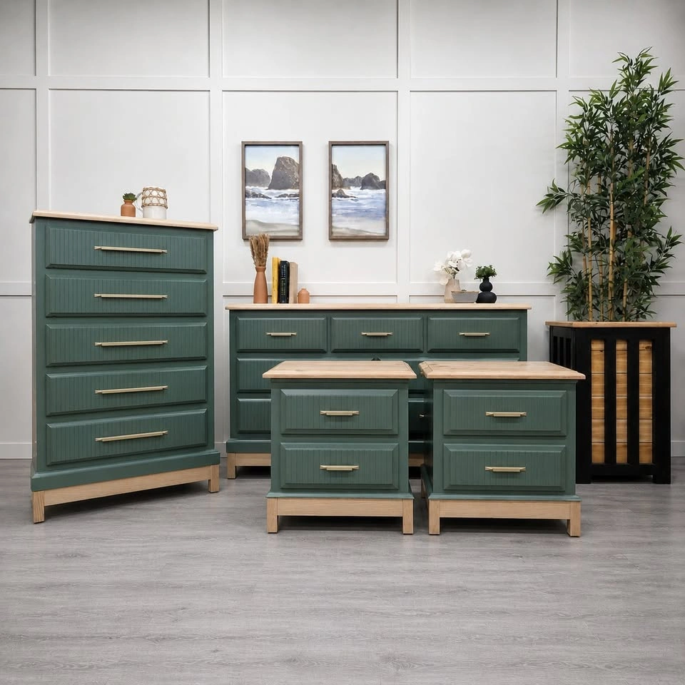 Calm Elevated Bedroom Set | Professionally Refinished