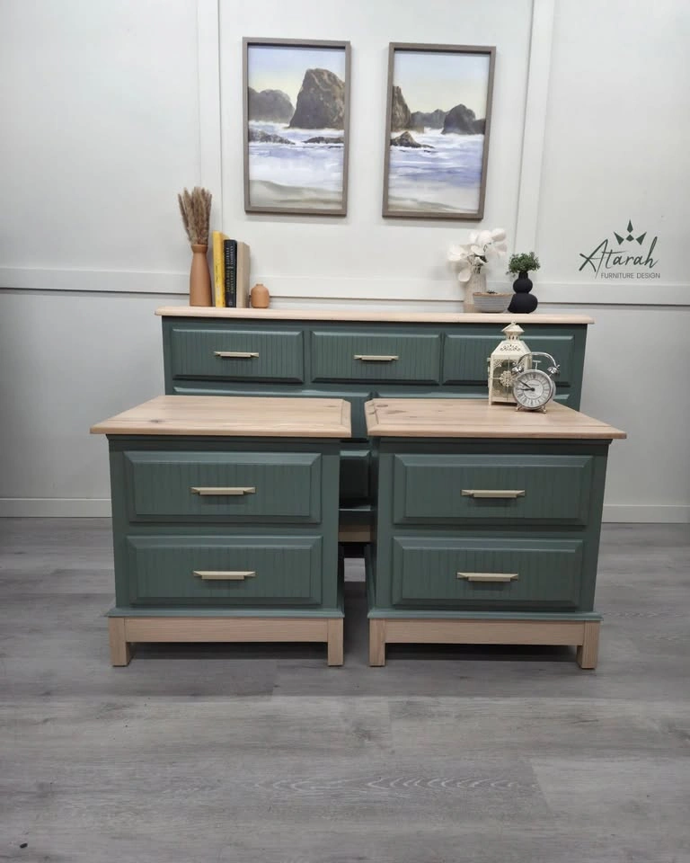 Calm Elevated Bedroom Set | Professionally Refinished - photo 5