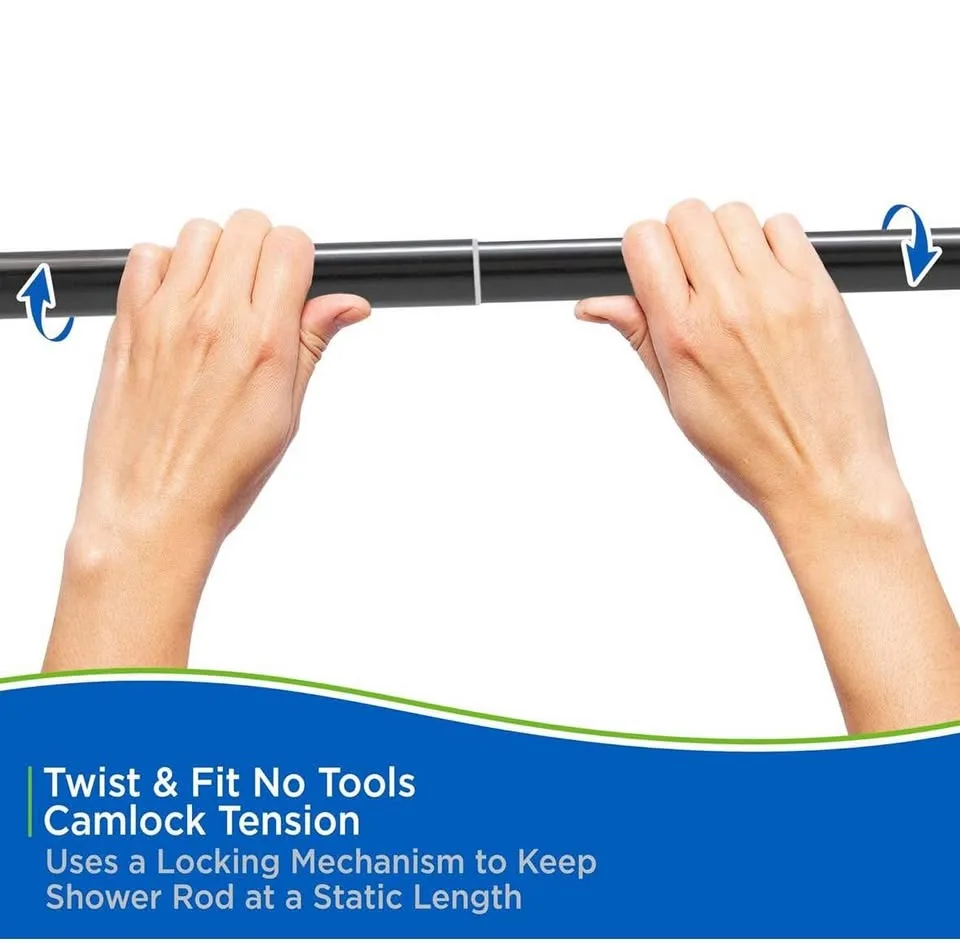 Brand new 42-72 inch Twist & Fit Tension Rod 🥕 image indicator(2)