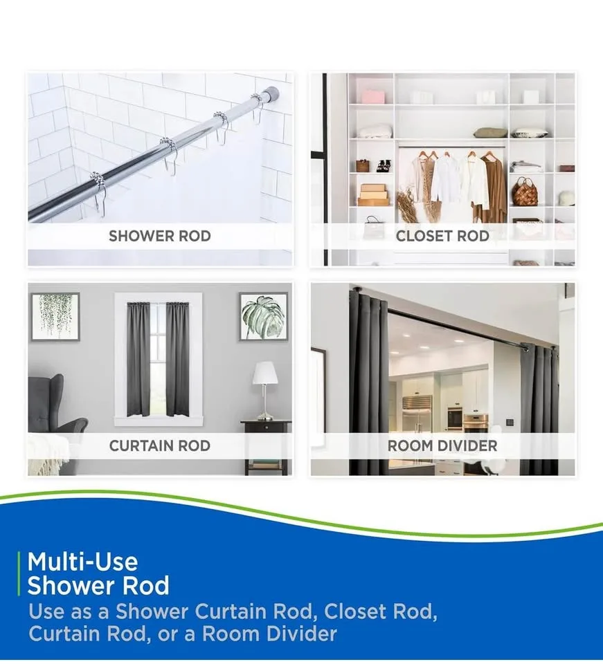 Brand new 42-72 inch Twist & Fit Tension Rod 🥕 image indicator(3)