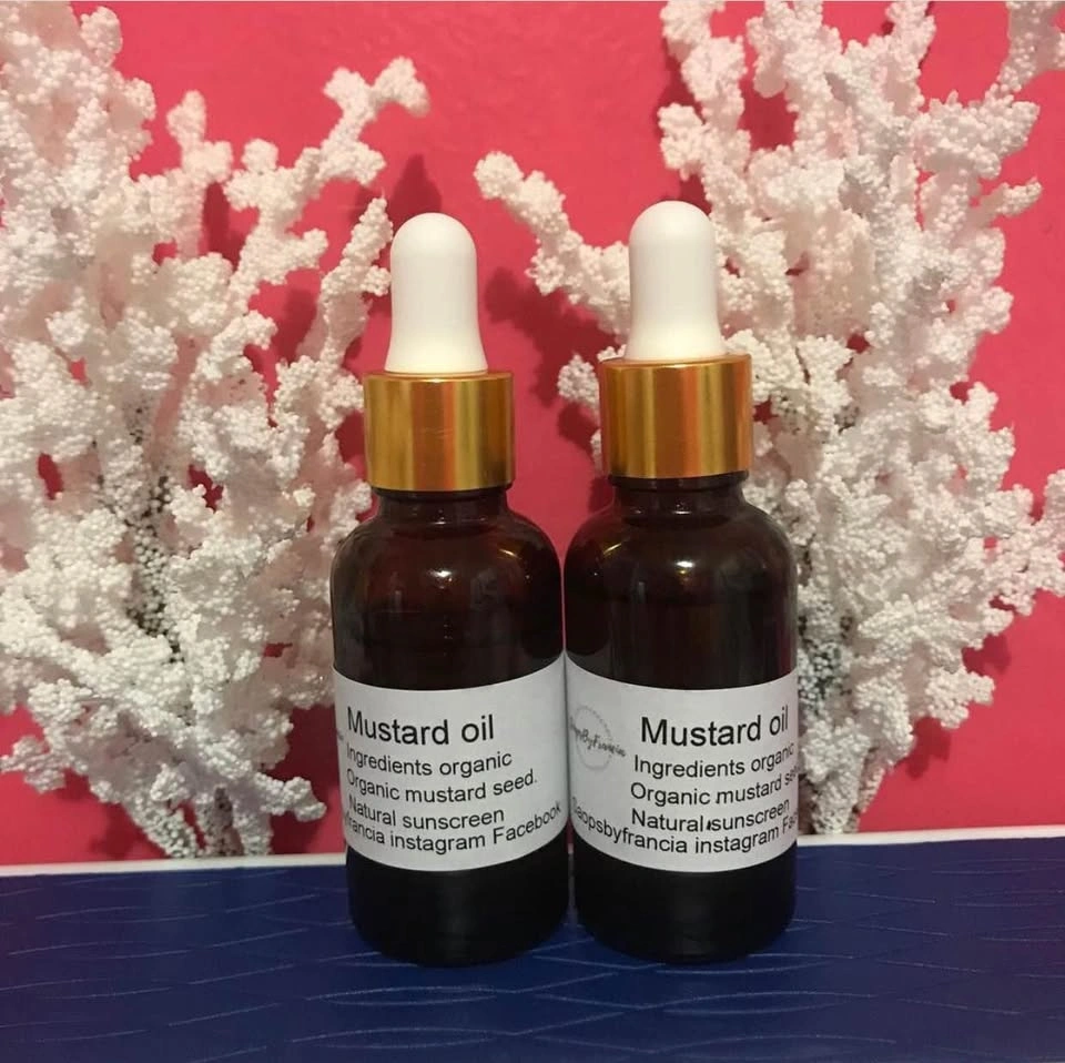 Pure Yellow and Black Mustard Seed Oil - 1 oz