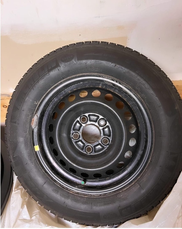 Michelin X Ice 205 65 15 Winter Tires on Rims