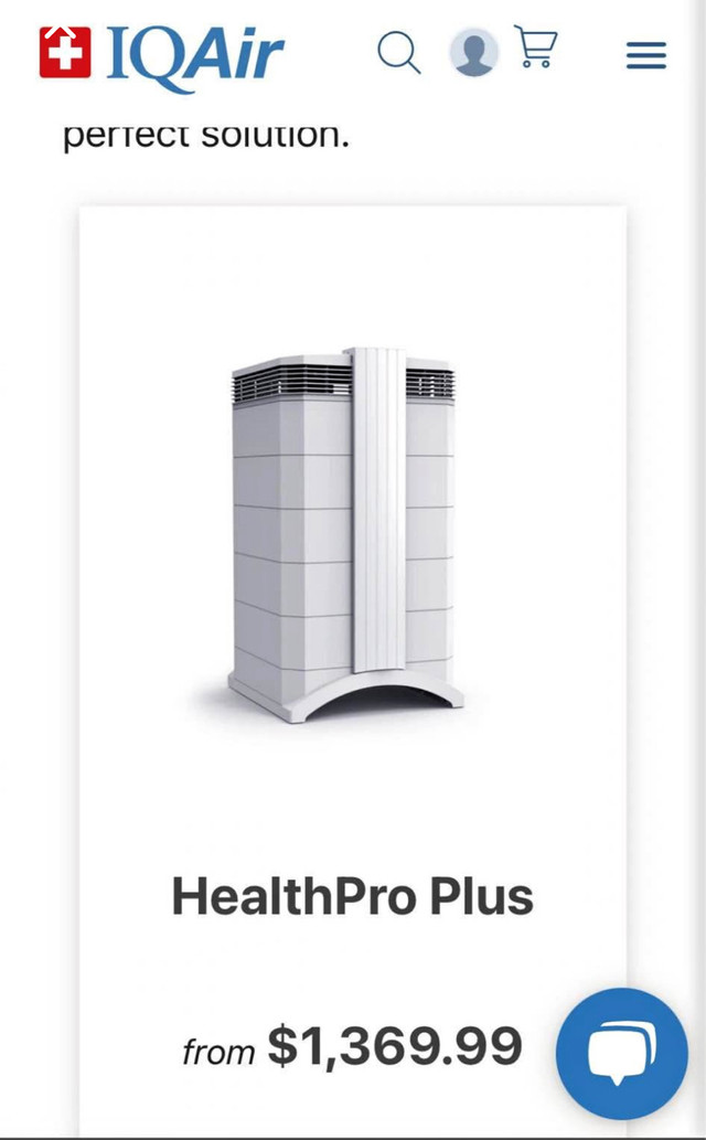 iqair air purifier pro plus